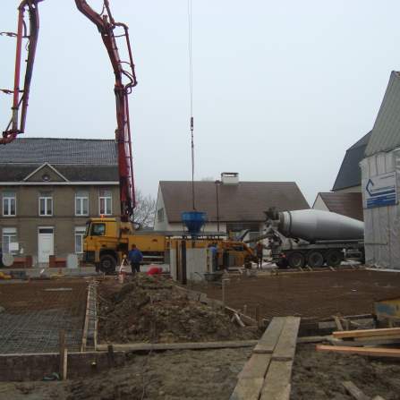 Betonplaat gelijkvloers
