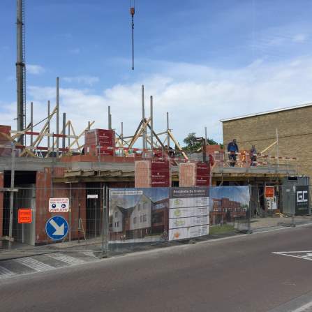 Ruwbouw gelijkvloers klaar