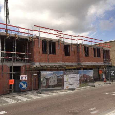 Ruwbouw 1ste verdieping klaar