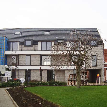 Voorgevel appartementen