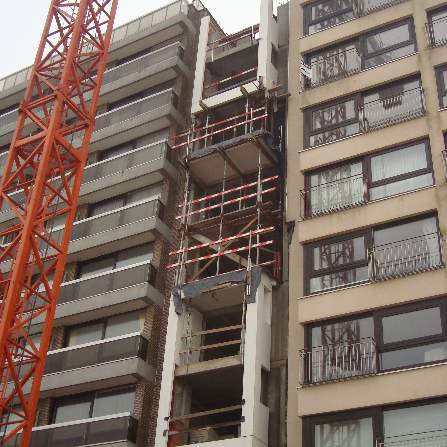 Ruwbouw 9de verdieping