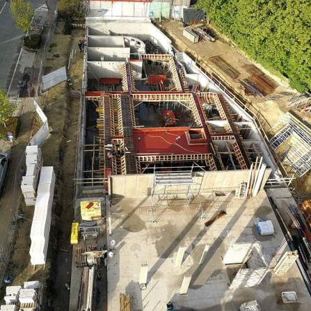 Ruwbouw 1ste verdieping