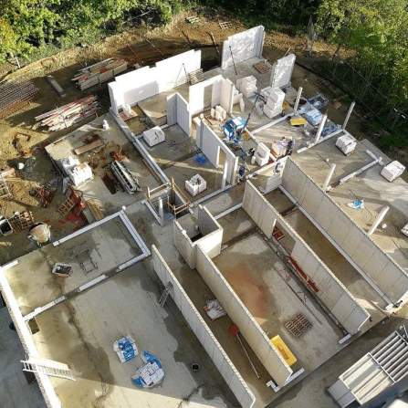 Ruwbouw 1ste verdieping
